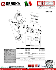 Partes de Reemplazo, Motor, Operador, Abrepuertas Erreka, ADS Puertas y Portones Automaticos S.A. de C.V.